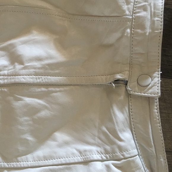 💎 VINTAGE LEATHER SKIRT 💎 NWOT. - Picture 8 of 8